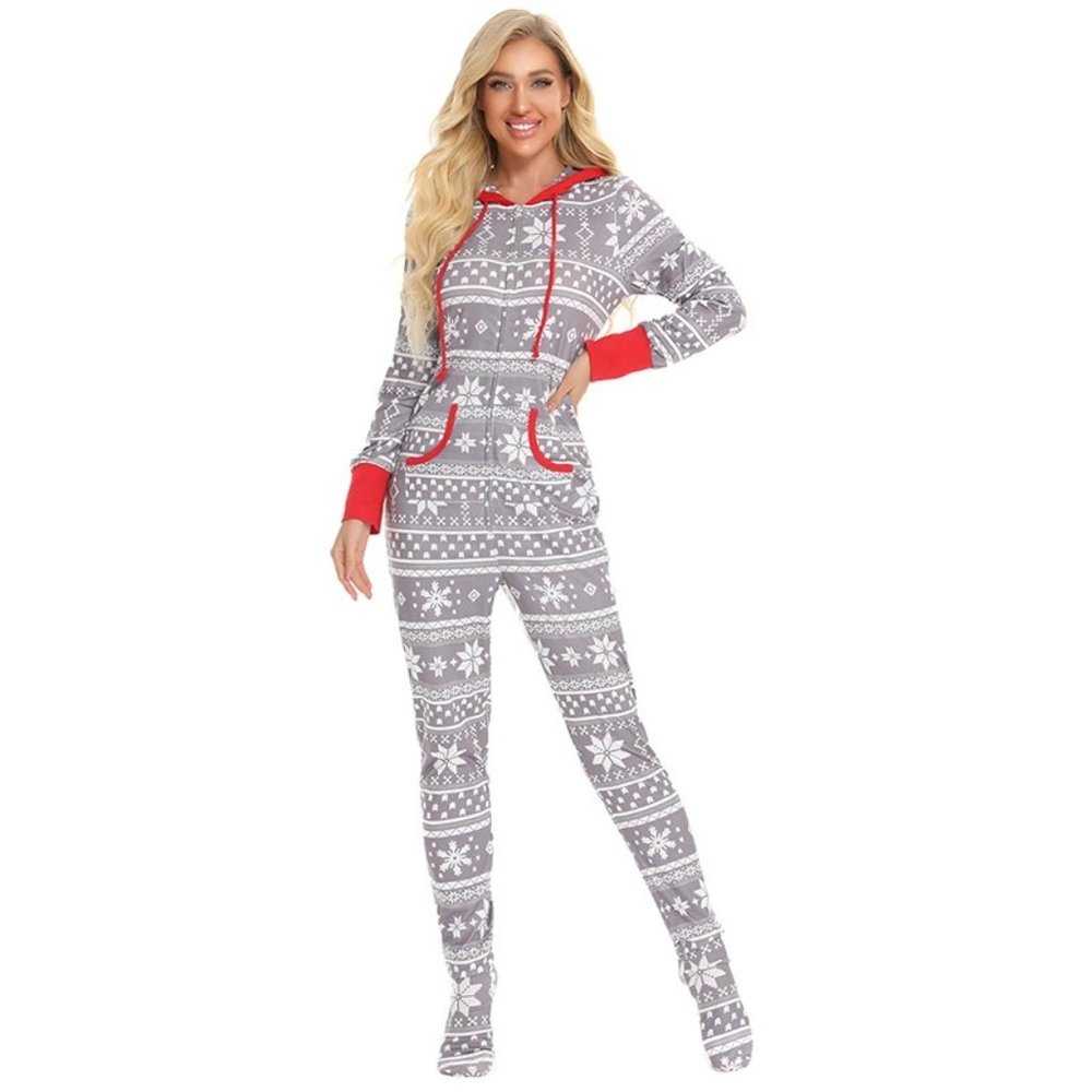 Matching Christmas Pajamas Onesies Footsies Family set - Picture 4 of 10